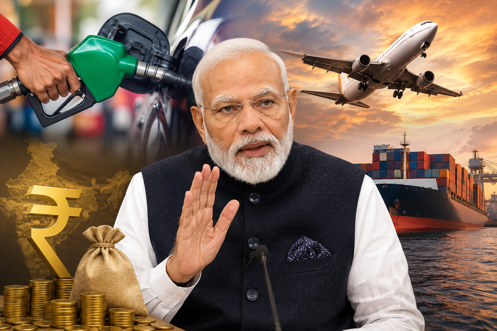 Modi Calls for Fuel, Travel and Import Cuts to Protect India’s Forex Reserves